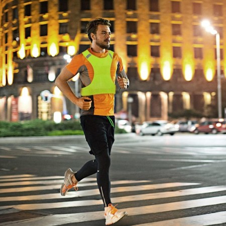 Reflektierende Weste zum Laufen und Radfahren