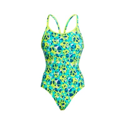 Stem sell back one piece Dames