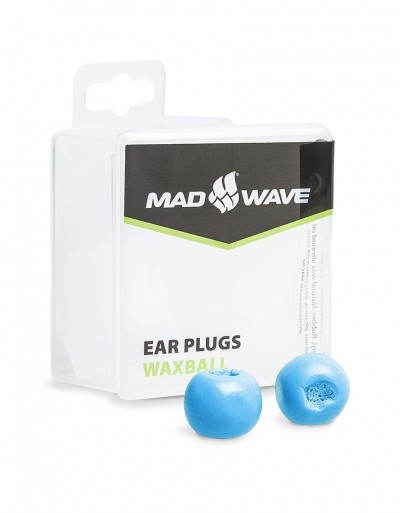 WaxBall earplugs blue