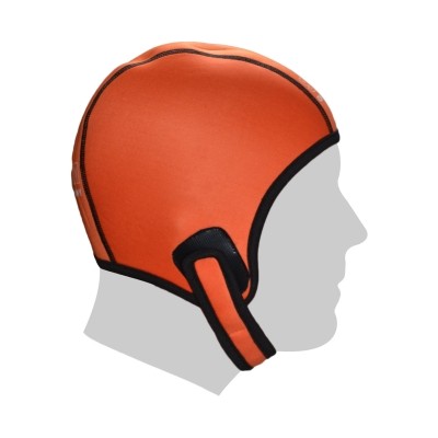 Bonnet orange de néoprène