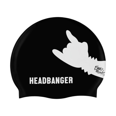 Headbanger Silicone Swimming Cap