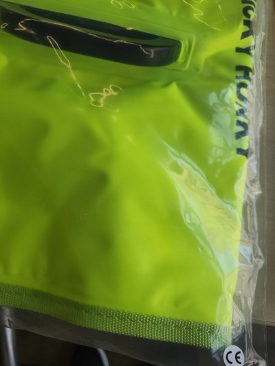 Nyloncoated Zwemboei 20L fluor Lime